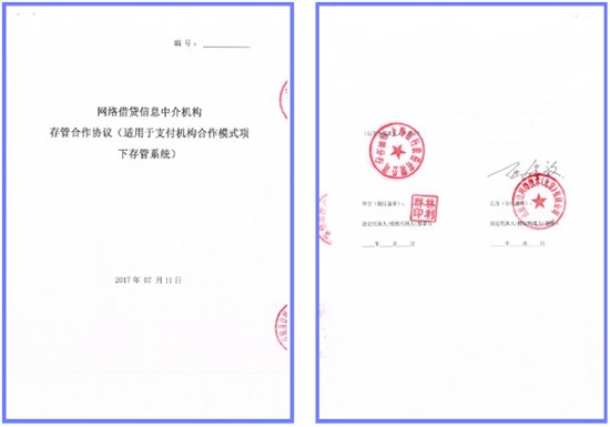 點(diǎn)滴身邊與上海銀行簽訂資金存管協(xié)議